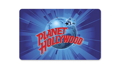 Plastic Gift Cards Planet Hollywood